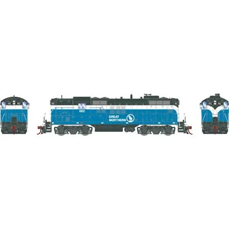 Athearn Genesis HO Scale GP9 w/DCC & Sound, GN #682