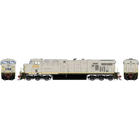 Athearn Genesis HO Scale ES44DC w/DCC & Sound, CSX/Primer #5228