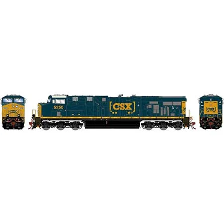 Athearn Genesis HO Scale ES44DC w/DCC & Sound, CSX/Boxcar #5250