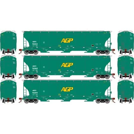 Athearn Genesis HO Scale Trinity 3-Bay Hoppers, AGPX # 2 (3)