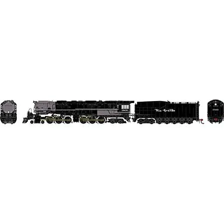 Athearn Genesis HO Scale 4-6-6-4 w/DCC & Sound, D&RGW #3803