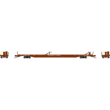 Athearn Genesis N Scale F89-F 89'8" TOFC Flat, TTX/Brown #151883