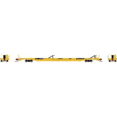 Athearn Genesis N Scale F89-F 89'8" TOFC Flat, TTX/Yellow #152638