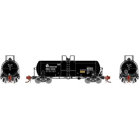 Athearn Genesis N Scale 13,600-Gallon Acid Tank, PROX/Black #16562