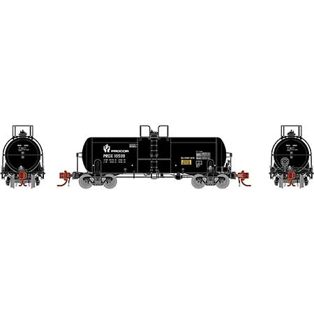 Athearn Genesis N Scale 13,600-Gallon Acid Tank, PROX/Black #16599