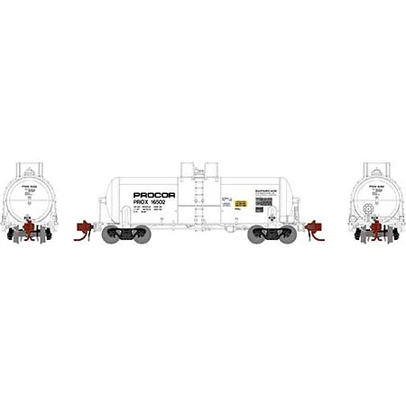Athearn Genesis N Scale 13,600-Gallon Acid Tank, PROX/White #16502