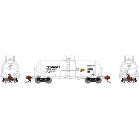 Athearn Genesis N Scale 13,600-Gallon Acid Tank, PROX/White #16522