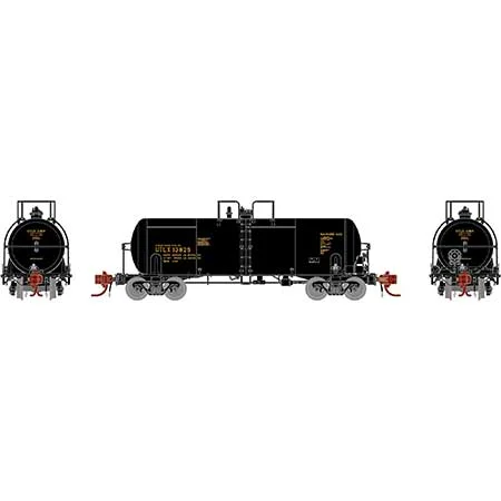 Athearn Genesis N Scale 13,600-Gallon Acid Tank, UTLX/Black #13825