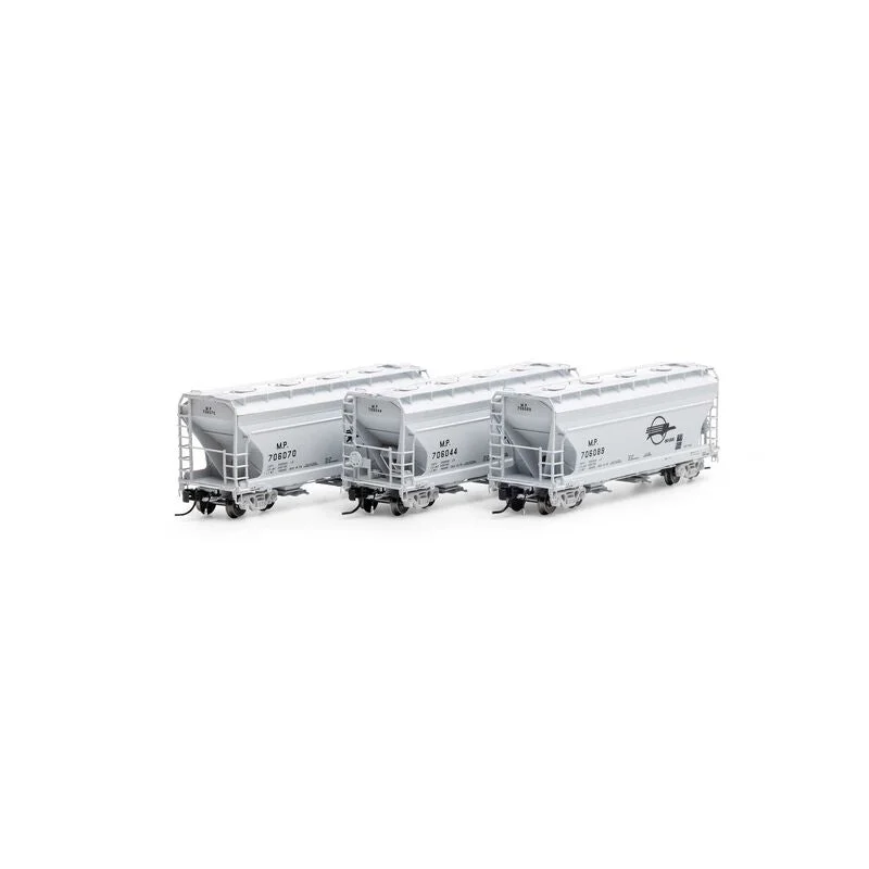Athearn Genesis N Scale ACF 2970 Covered Hopper, MP (3)