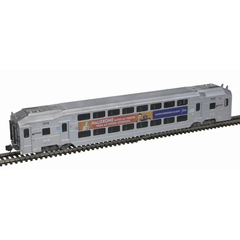 N Scale Atlas Master Multi-Level Trailer NJ Transit #7592 - 50006636