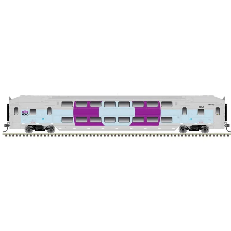 N Scale Atlas Master Multi-Level Trailer EXO (Purple) #3136 - 50006633