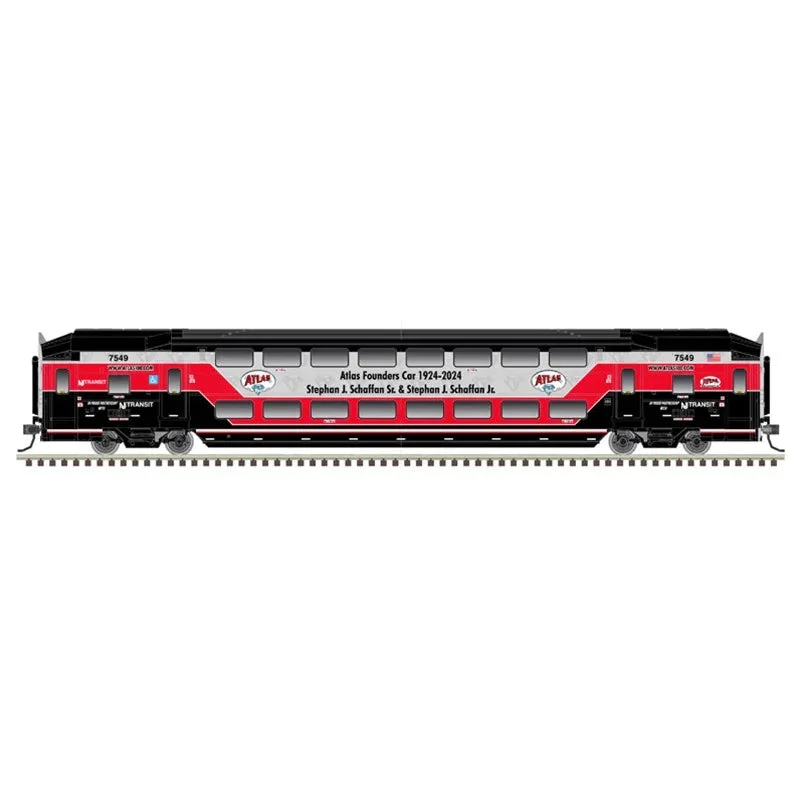 N Scale Atlas Master Multi-Level 3-Pack NJ Transit 100th Anniversary 50006643