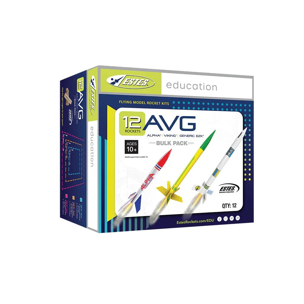 Estes Rockets AVG Bulk Pack (12 pk)