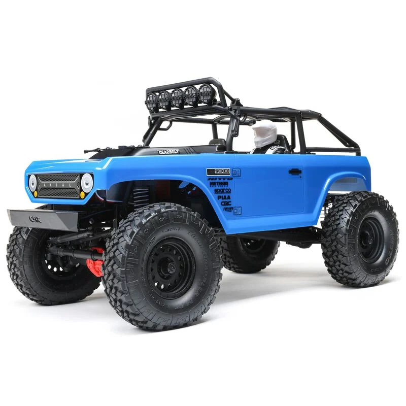 Axial 1/10 SCX10 II Deadbolt 4X4 Brushed RTR Blue