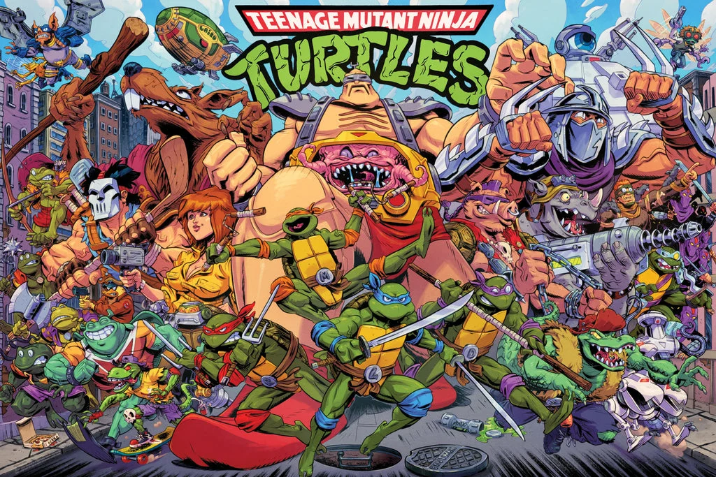 Teenage Mutant Ninja Turtles (Timed Edition) Poster - Aaron Conley