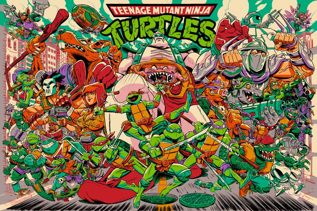 Teenage Mutant Ninja Turtles Variant Poster - Aaron Conley