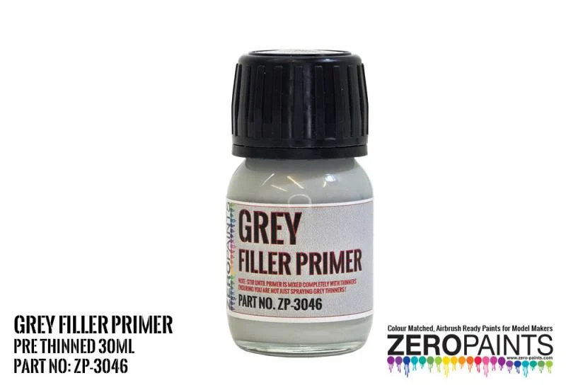 Zero Paints Grey Filler Primer - ZP-3046