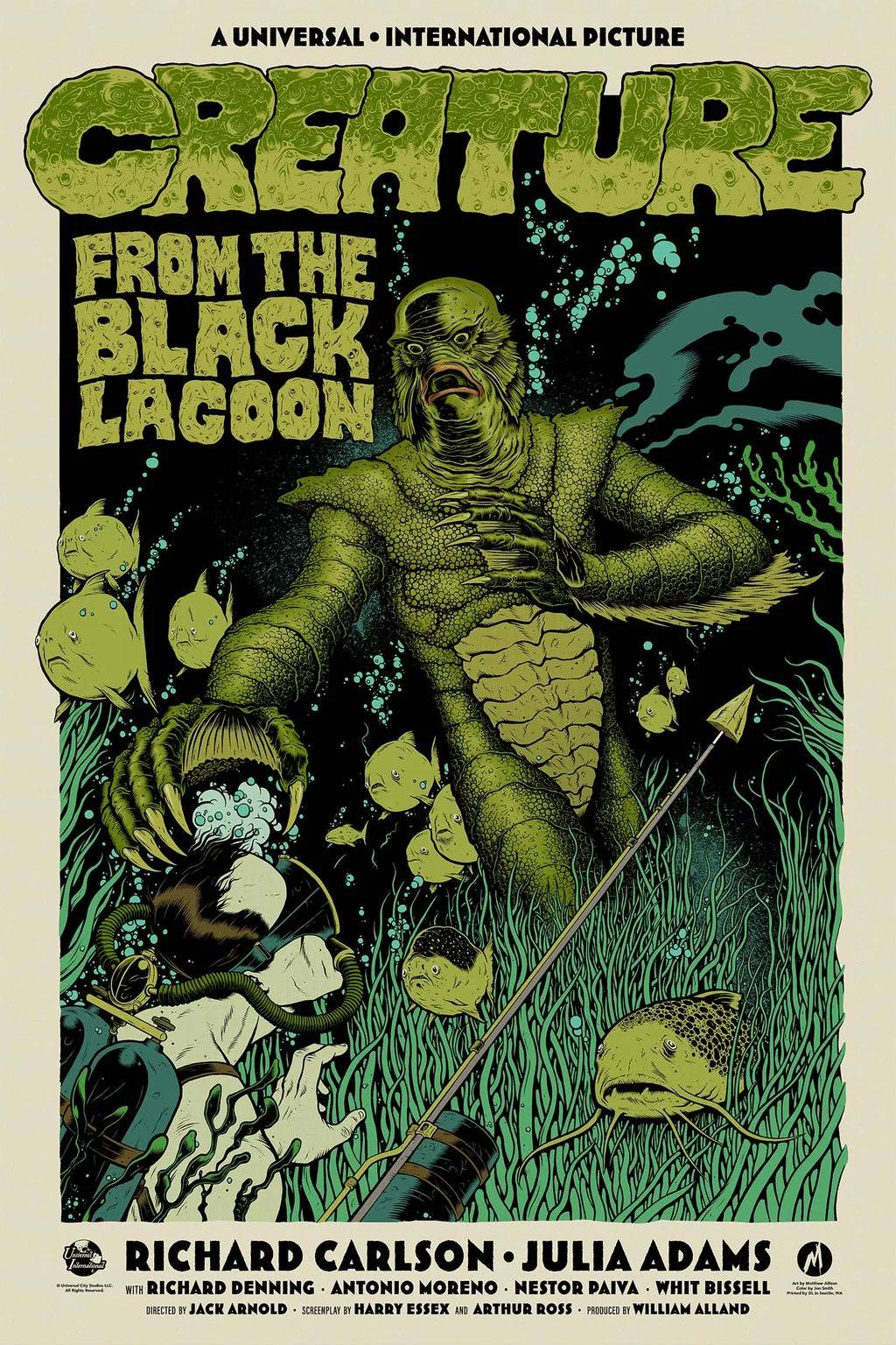 Creature from the Black Lagoon Poster - Matthew Allison