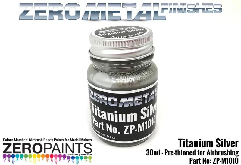 Zero Paints Titanium Silver - ZP-M1010