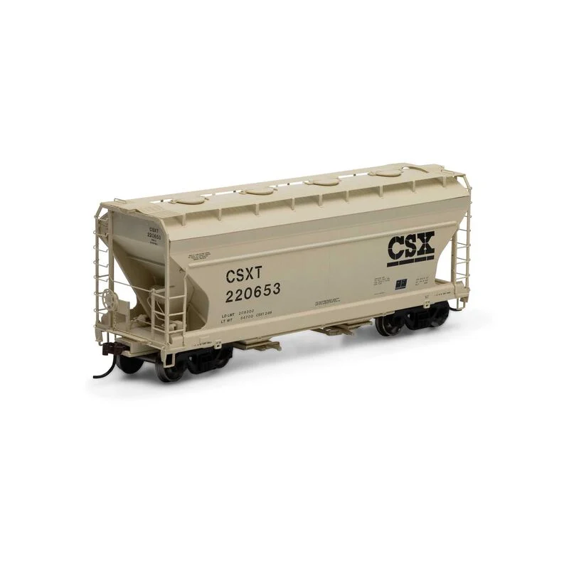 Athearn HO Scale CSXT #220653 ACF 2970 Covered Hopper