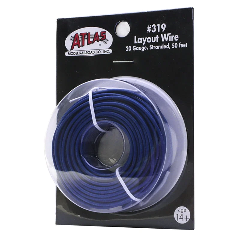 Atlas HO 20g Wire Blue (50ft)