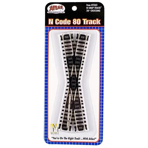 Atlas N Code 80 20 Degree Crossing