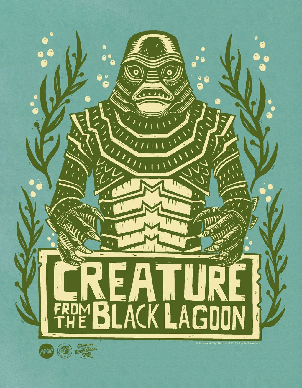 Creature from the Black Lagoon Poster - Attack Peter