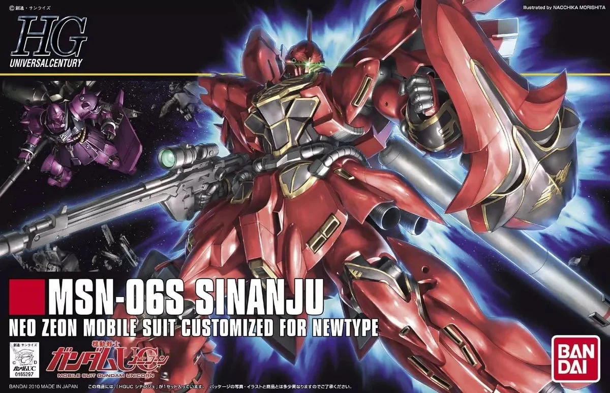 1/144 Bandai MSN-06S Sinanju Gundam 2101615
