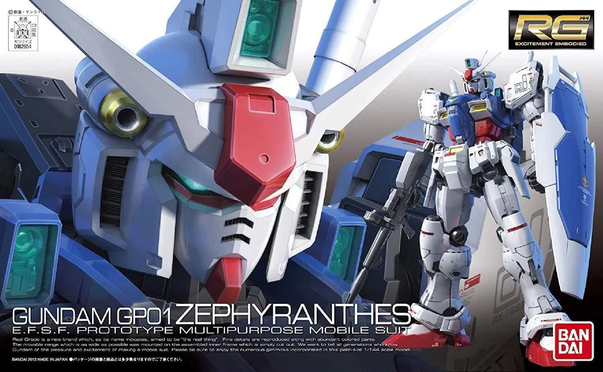 1/144 Bandai RG 12 Gundam GP01 Zephyrantes 2211986 - Bandai Namco
