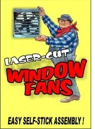 O Scale Bar Mills Window Fans 4034 - Bar Mills Models