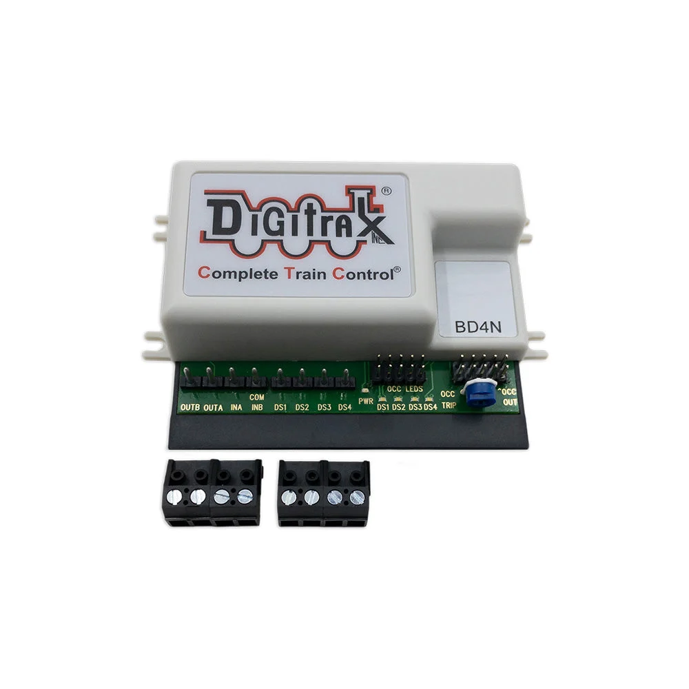 Digitrax BD4N Detection & Signaling Module — 4-Input Block Detector