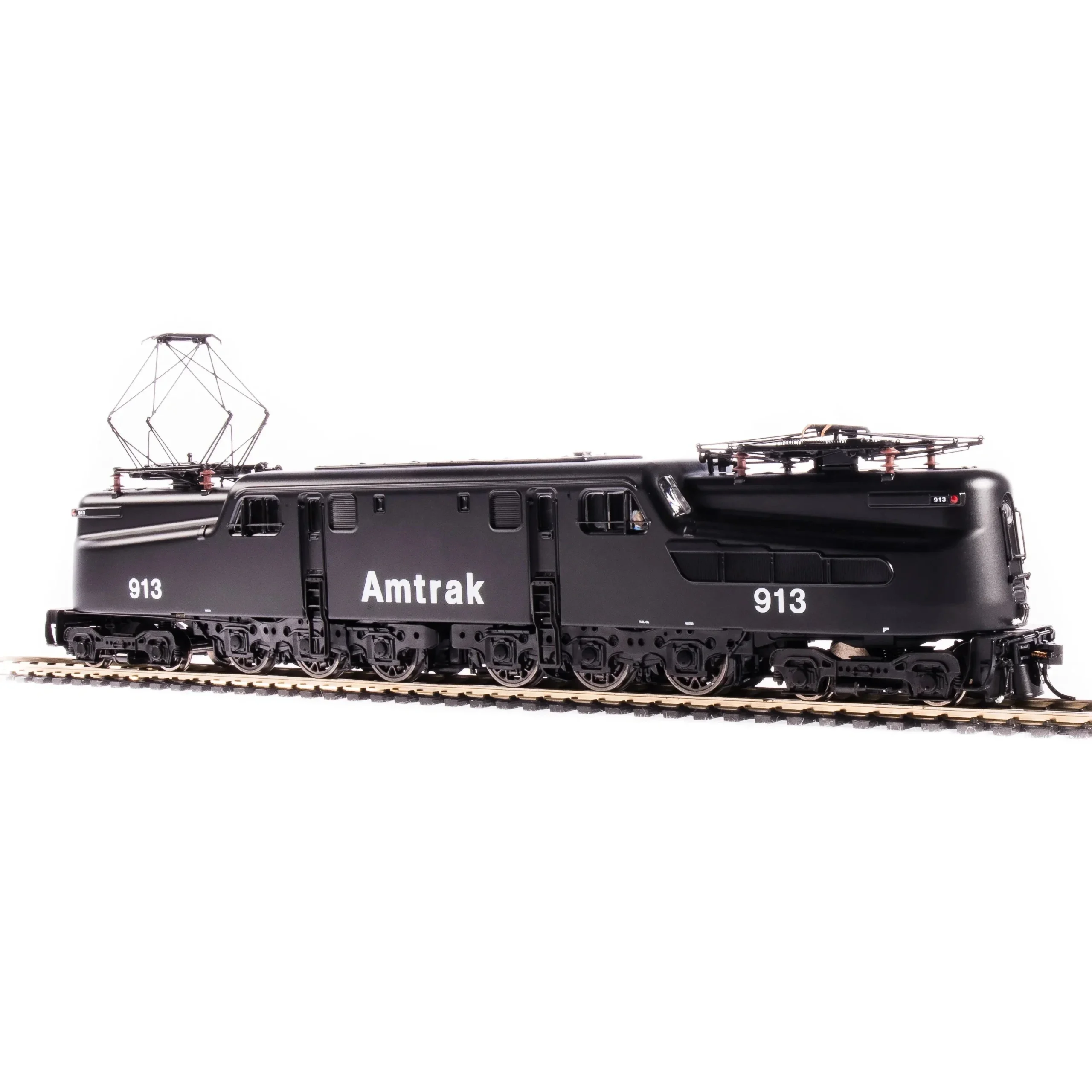 Broadway Limited HO P3 GG-1 Amtrak #913/Balck w/White Lettering DC/DCC