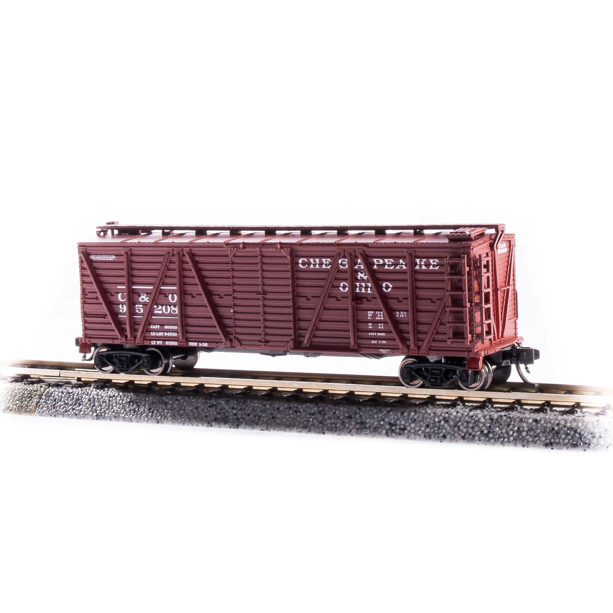 Broadway Limited N K7a Stock Car C&O w/Hog Sounds