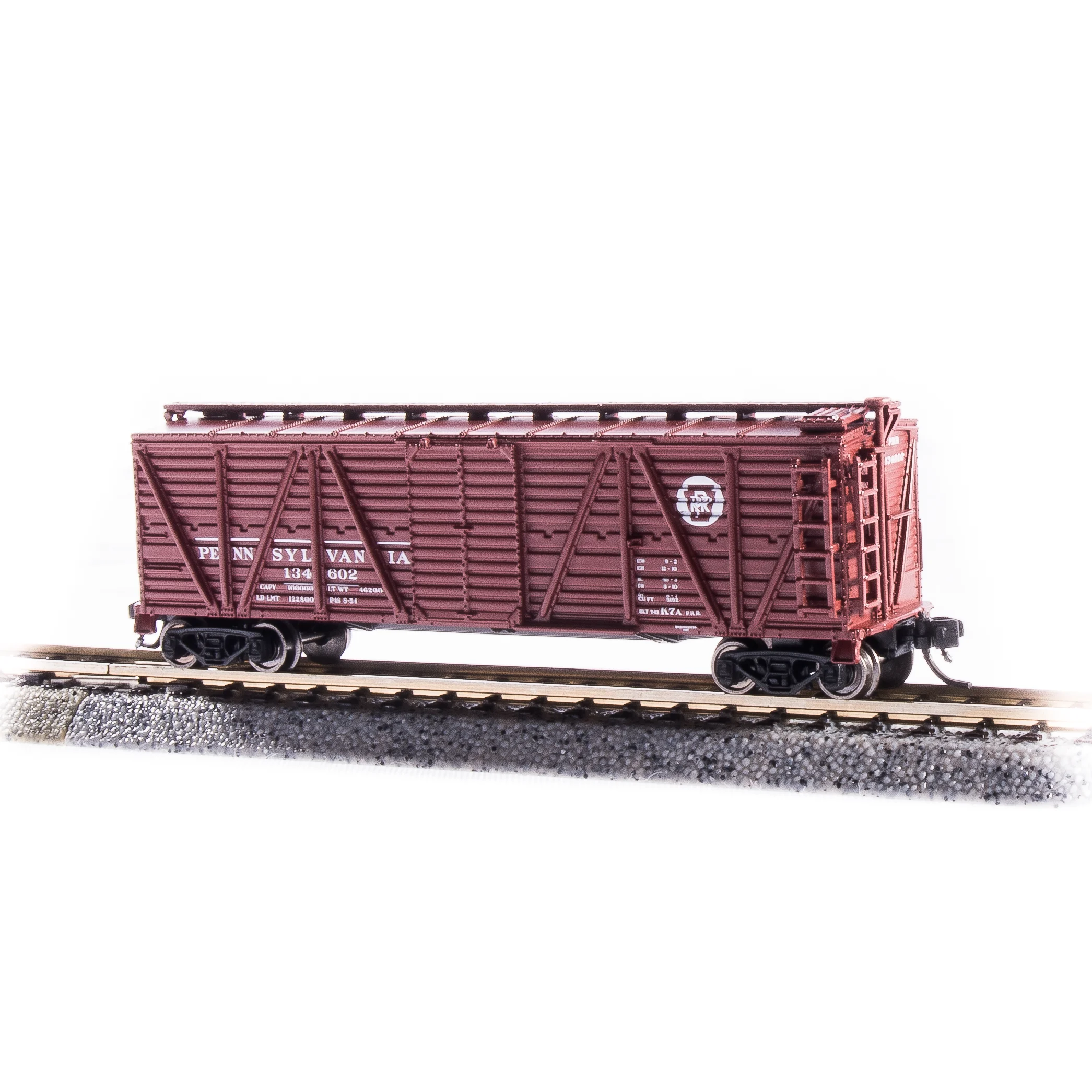 Broadway Limited N K7a Stock Car 2pk PRR No Sounds
