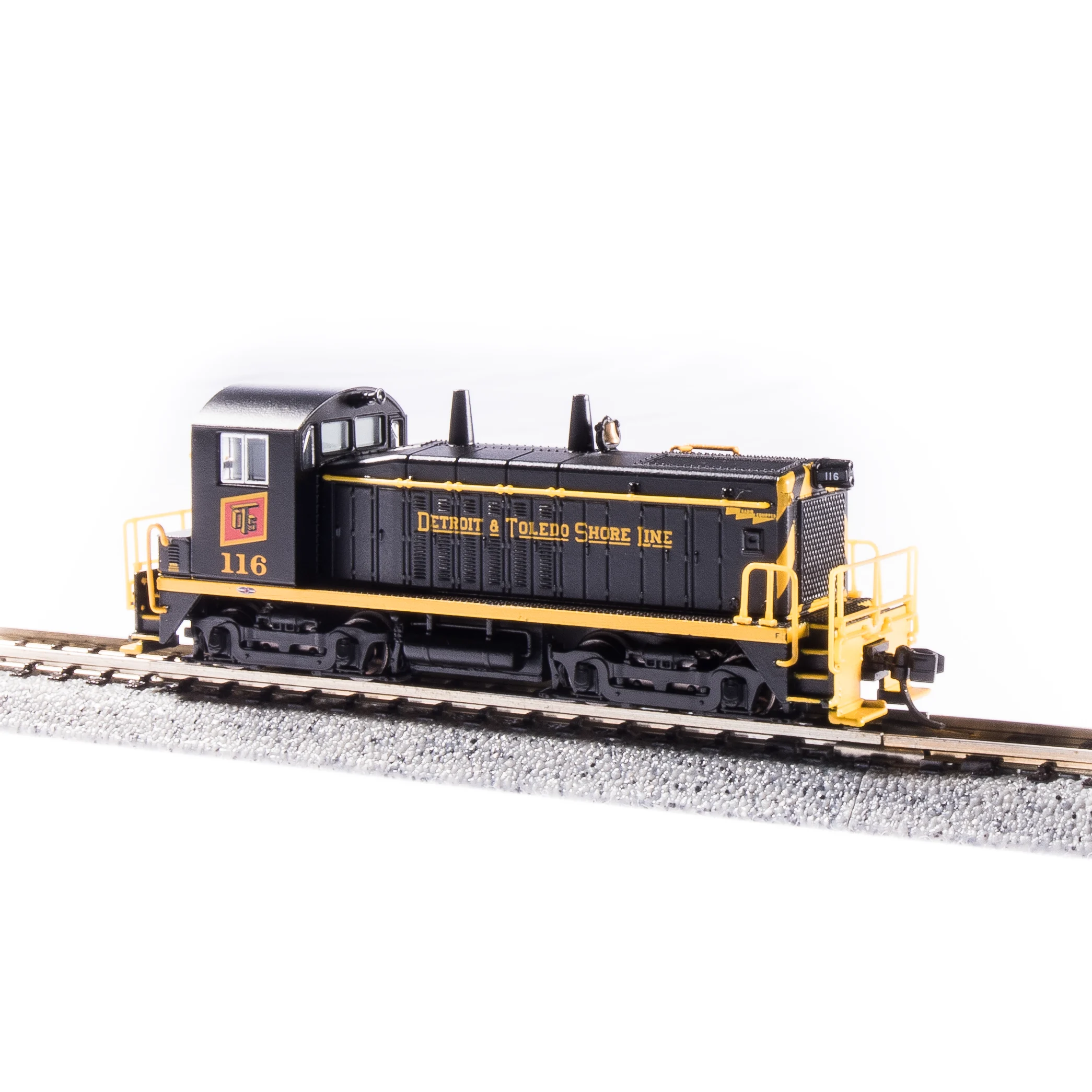 Broadway Limited N P4 SW7 Diesel DTS #117/blkyelred DC/DCC Sound