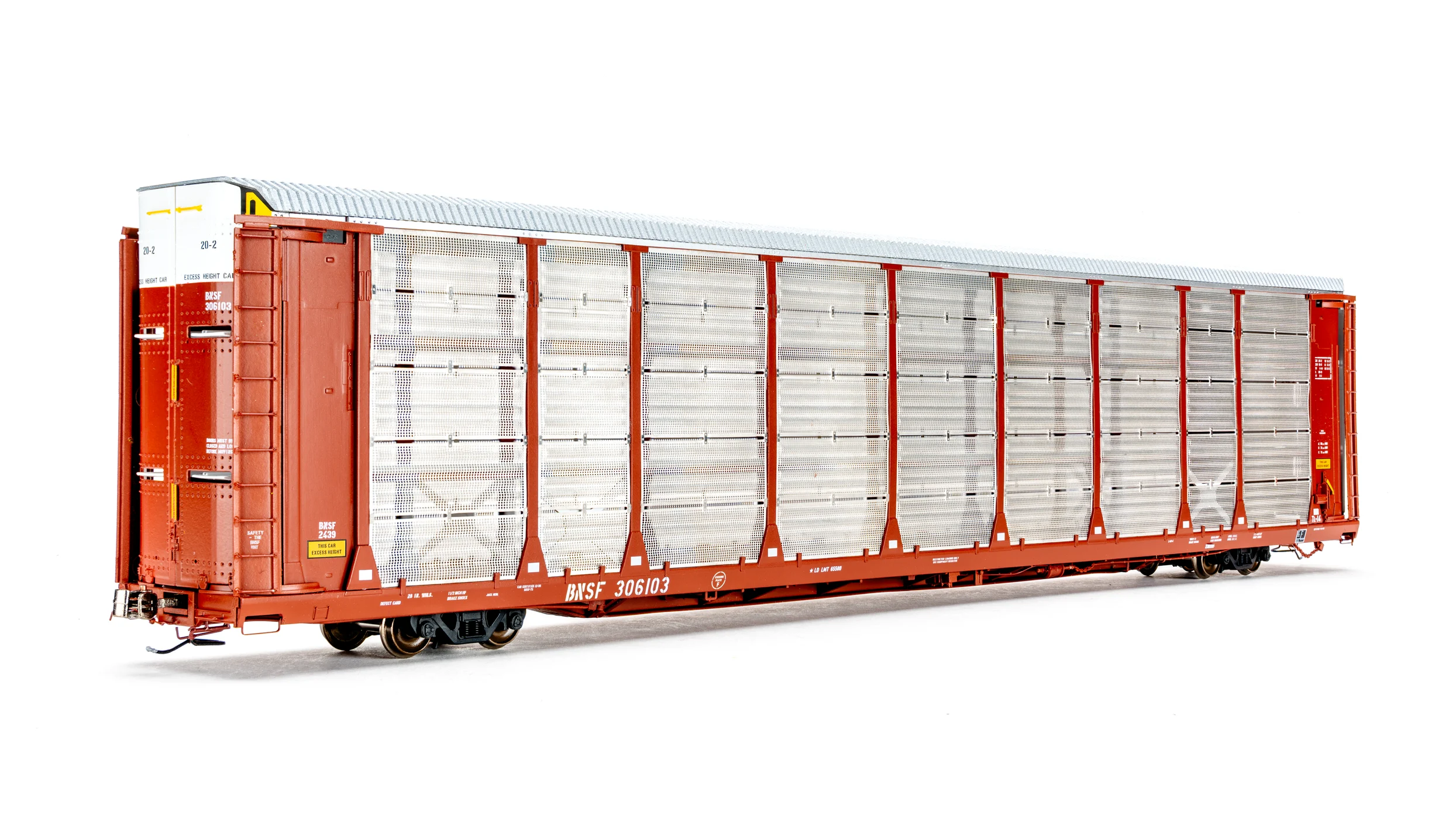 Class One Model Works HO Scale BNSF 306014 Thrall 20-2 Autorack Type C