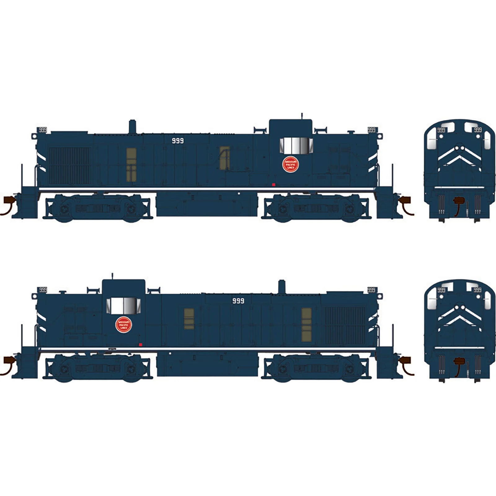 Bowser HO Missouri Pacific #996 ALCo RS-3 Standard DC