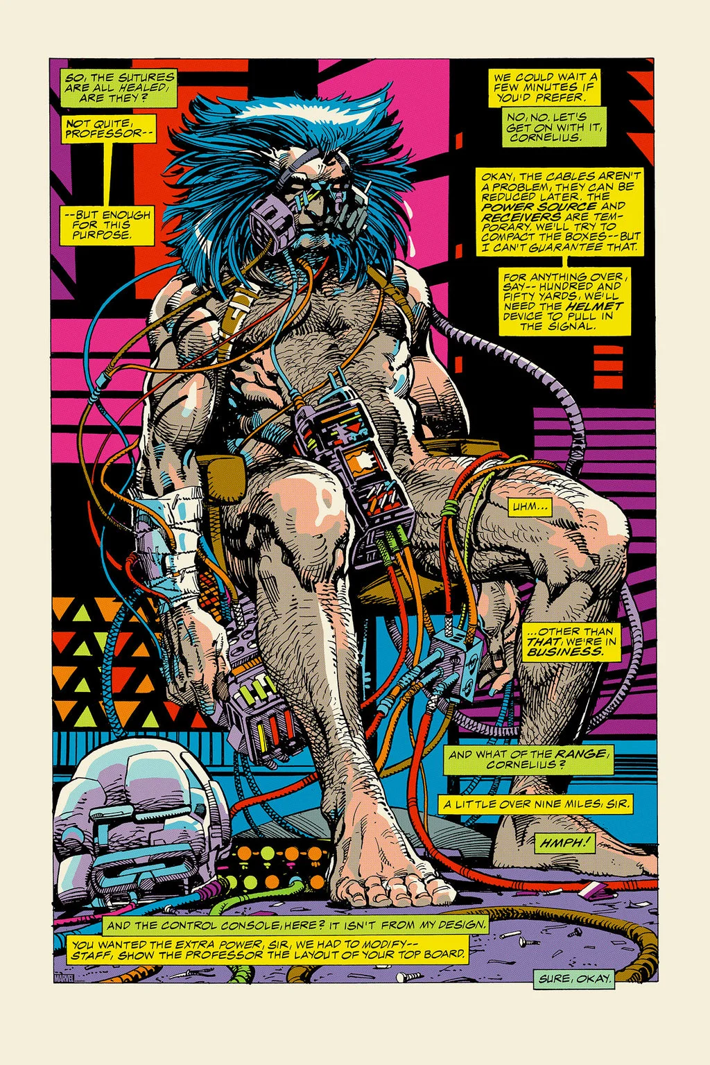 Marvel Comics Presents #78: "We're in Business" Poster - Barry Windsor-Smith