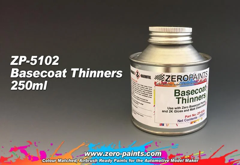 Zero Paints Basecoat Thinners - 250ml