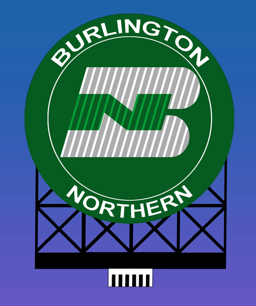 Miller Engineering Burlington Northern Sign (Lg)