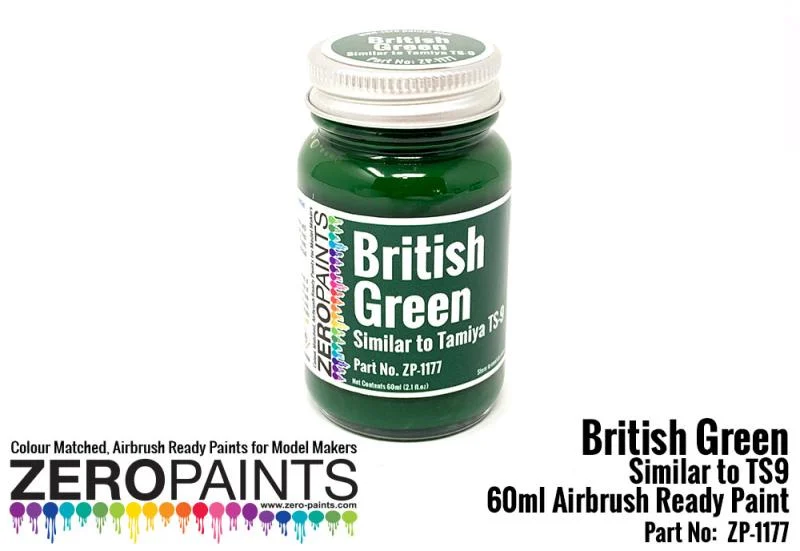 Zero Paints British Green 60ml - ZP-1177