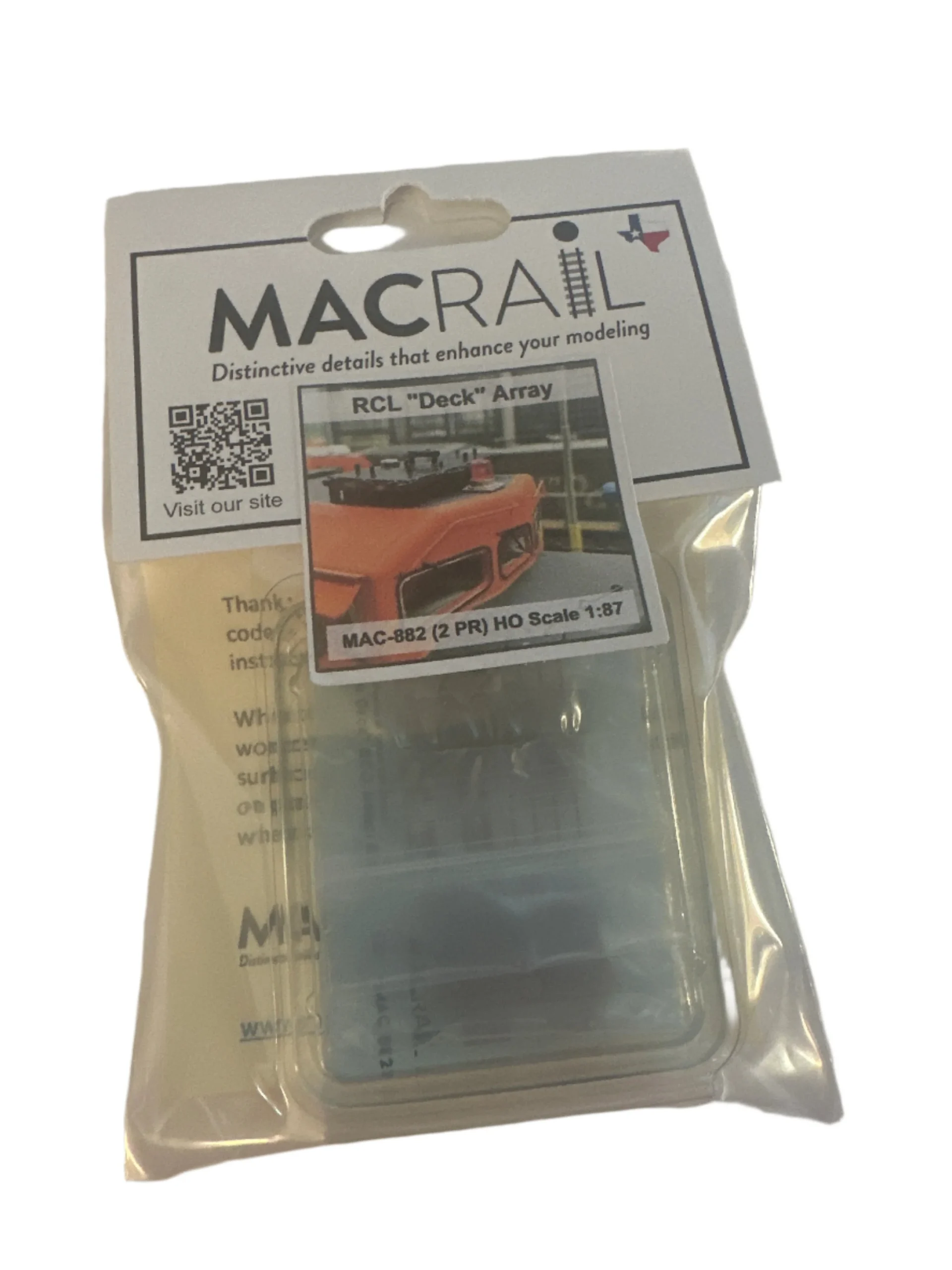 Mac Rail HO RCL Deck Array with Accessories (2 Pack) MAC-882