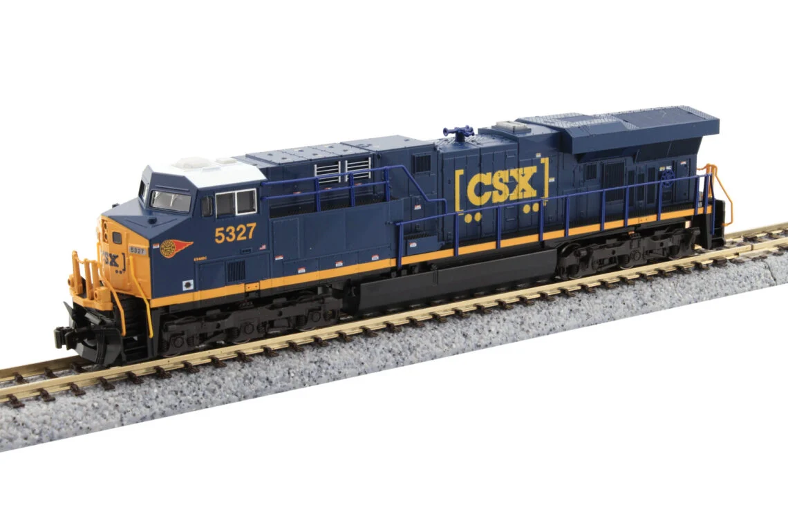 Kato N Scale CSX ES44AC GEVO #5327 Western Maryland Sticker w/Boxcar Logo - DC - 176-8962