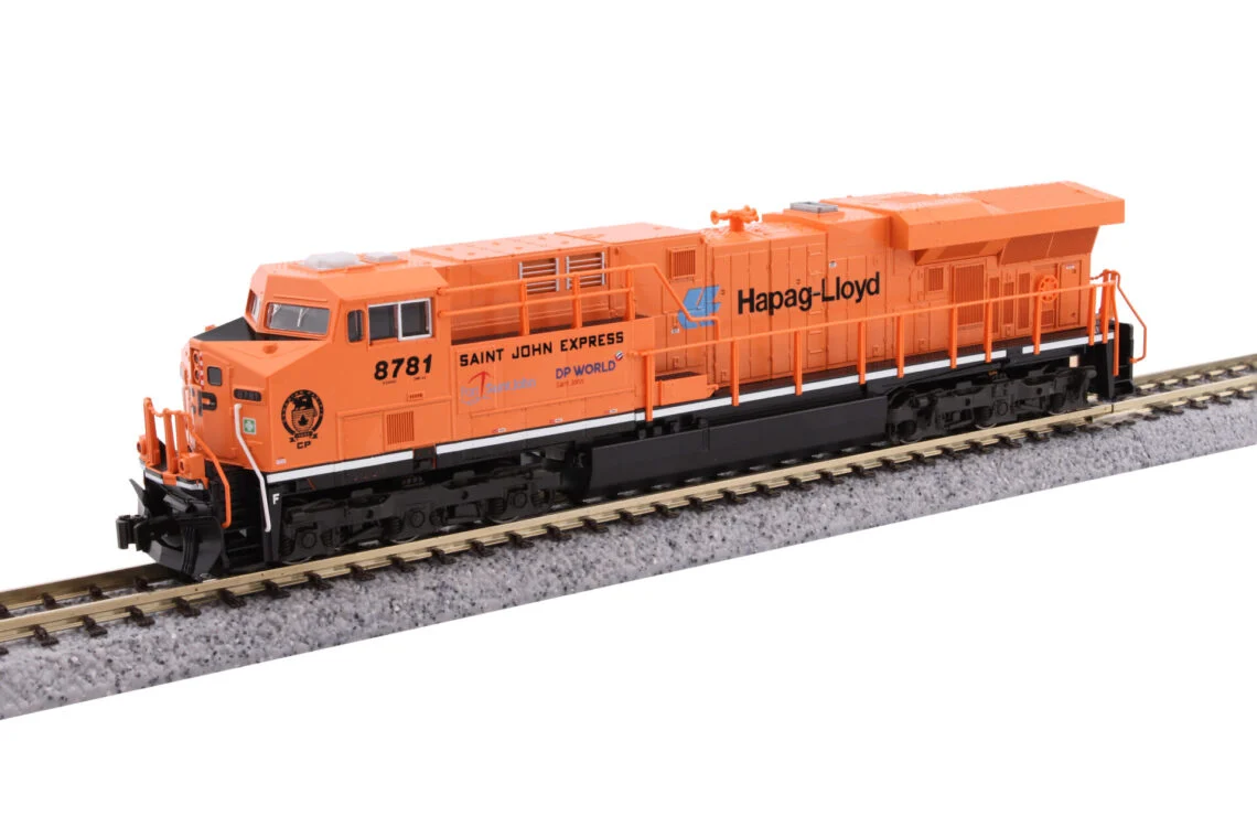 Kato N Scale Canadian Pacific ES44AC GEVO #8781 Hapag-Llyod - DCC - 176-8961-DCC