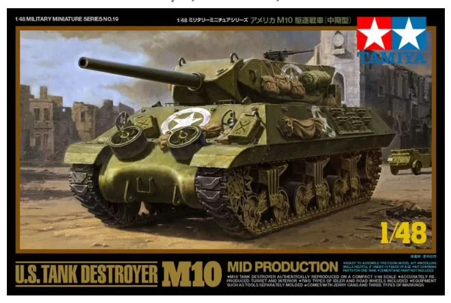 Tamiya 1/48 Us Tank Destroyer M10 - 32519