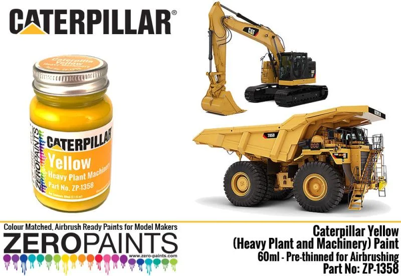 Zero Paints Caterpillar Yellow - ZP-1358