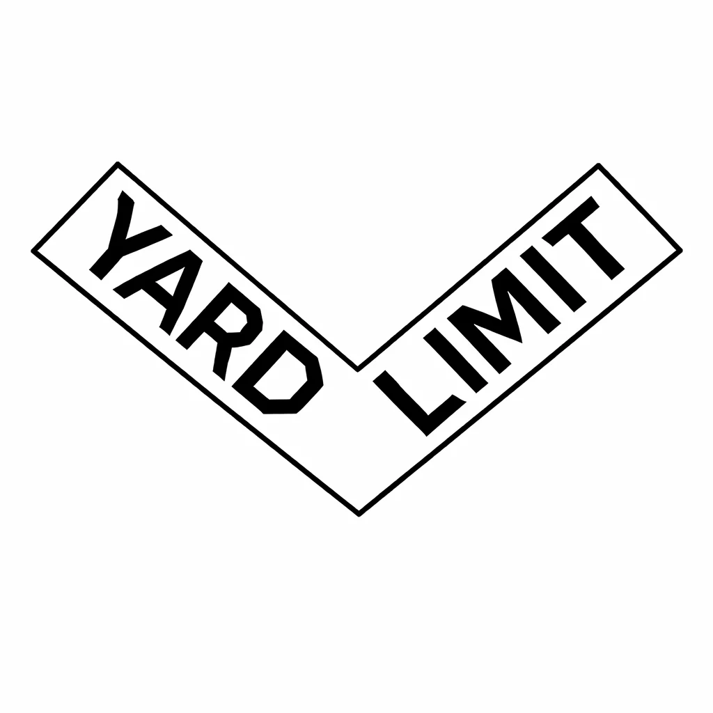 N Scale - "Y" Yard Limit - 2 Pack