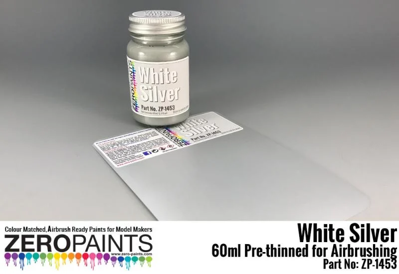 Zero Paints White Silver 60ml - ZP-1453