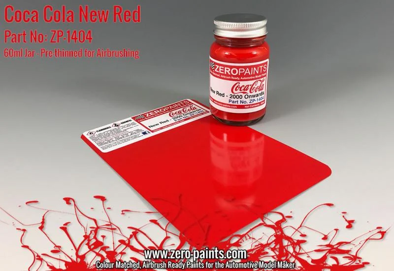 Zero Paints Coca Cola New Red - ZP-1404