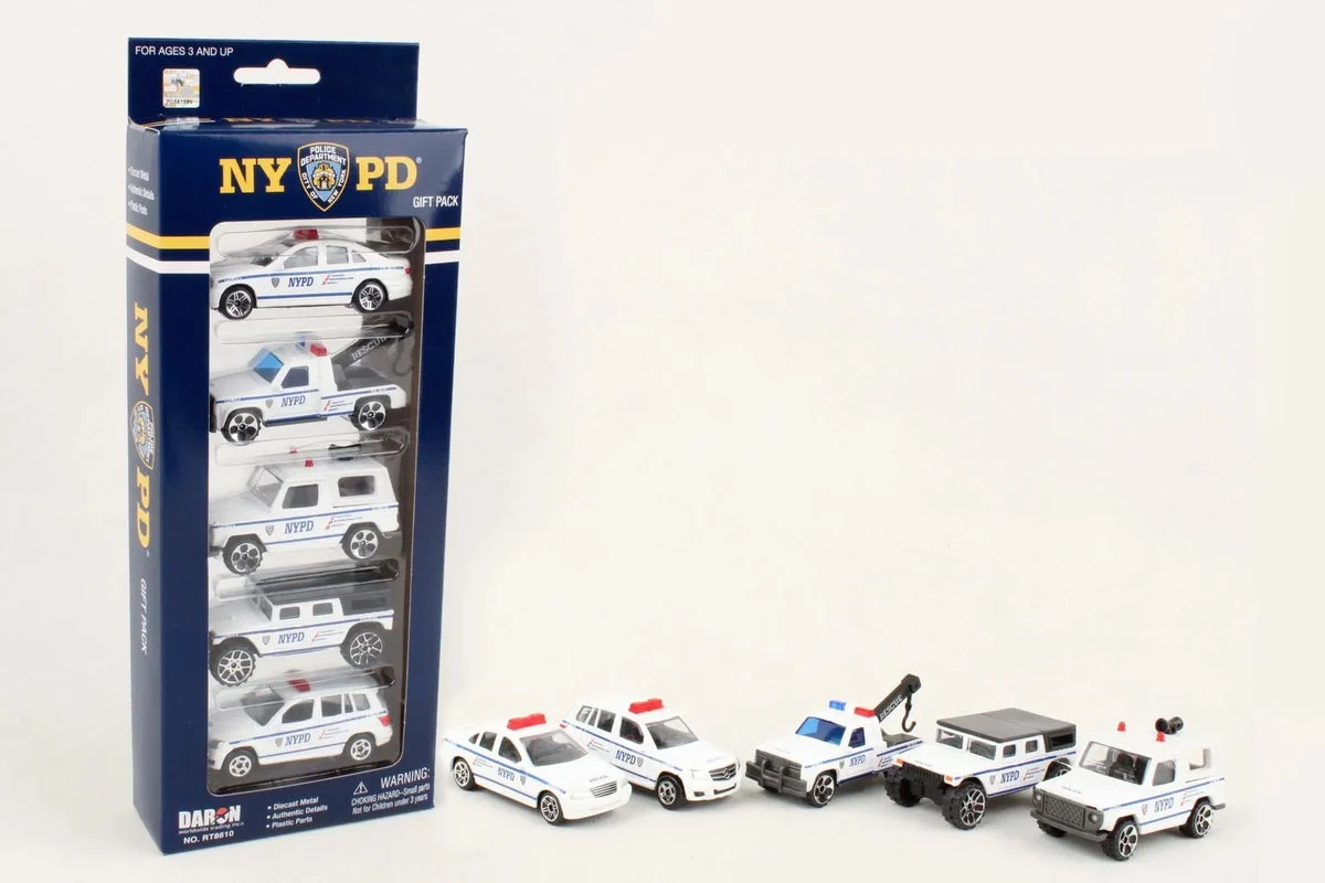 Daron NYPD 5 Piece Vehicle Gift Set 8610
